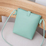 Women Solid Shoulder Bag Crossbody Messenger Bag Mini Purse Wallet Pouch