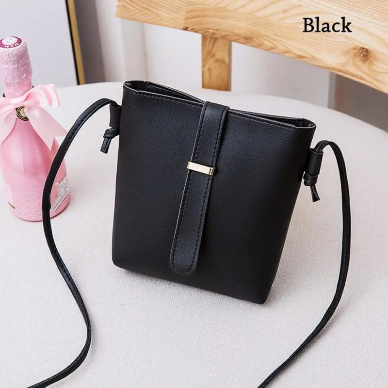 Women Solid Shoulder Bag Crossbody Messenger Bag Mini Purse Wallet Pouch