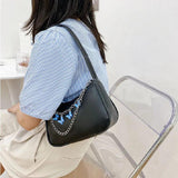 Vintage Butterfly Shoulder Bag with Chain