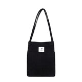 Women Corduroy Shoulder Bag Tote Crossbody Handbag