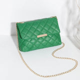 Women PU Leather Chain Shoulder Bag Crossbody Handbag