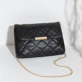 Women PU Leather Chain Shoulder Bag Crossbody Handbag