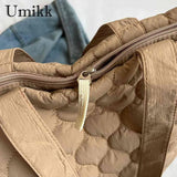 Quilted Shopper Bag Large Capacity Casual Hand Bags