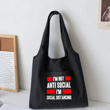 Large Capacity Canvas Shoulder Bag for Girls