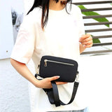 Women Tote bag Multi-pocket Zipper Handbags Women Waterproof Nylon Shoulder Bag