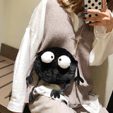 Soft Nap Faux Fur Handbag Lady Shoulder Bag Winter or Autumn Cloth