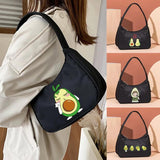 Avocado Print Shoulder Bag Tote Purse Handbag Mini Clutch Pouch