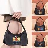 Women Shoulder Bag Evening Clutch Pack Print Mini Underarm Bags Tote Pouch