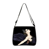 Ballerina Art Print Handbag Ballet Dancer Girl Casual Shoulder Bag