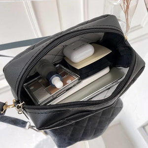 Embroidered Tassel Camera Shoulder Bag for Women