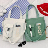 Canvas Bag Large-capacity Messenger Bag Casual Shoulder Bag