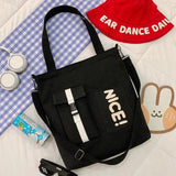 Canvas Bag Large-capacity Messenger Bag Casual Shoulder Bag