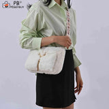 Plush Women Shoulder Bag - Solid Handbag