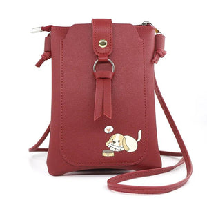 Cartoon Shoulder Bag Wallet Large Capacity Messenger Bag