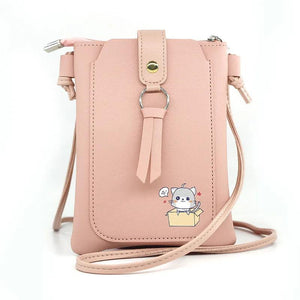 Cartoon Shoulder Bag Wallet Large Capacity Messenger Bag