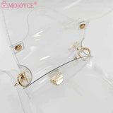 Women Chain Shoulder PVC Handbag Transparent Bag for Traveling