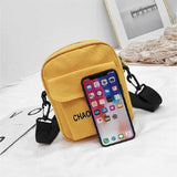 Japanese Style Canvas Shoulder Bag for Women Crossbody Handbag