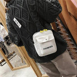 Japanese Style Canvas Shoulder Bag for Women Crossbody Handbag
