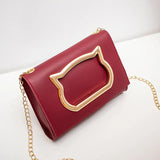 Women PU Leather Crossbody Handbags Tassel Decor Small Shoulder Bags