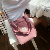 Large Canvas Handbag Shoulder Bag Tote Ladies Purse Travel Messenger Hobo