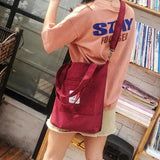 Large Canvas Handbag Shoulder Bag Tote Ladies Purse Travel Messenger Hobo