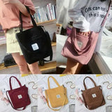 Large Canvas Handbag Shoulder Bag Tote Ladies Purse Travel Messenger Hobo