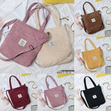 Large Canvas Handbag Shoulder Bag Tote Ladies Purse Travel Messenger Hobo