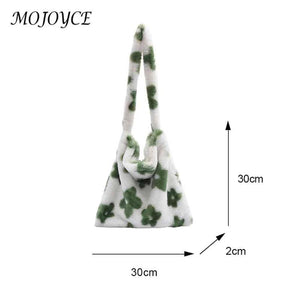 Women's Fluffy Shoulder Bag - Large Capacity Crossbody Bag