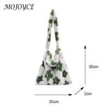 Women's Fluffy Shoulder Bag - Large Capacity Crossbody Bag