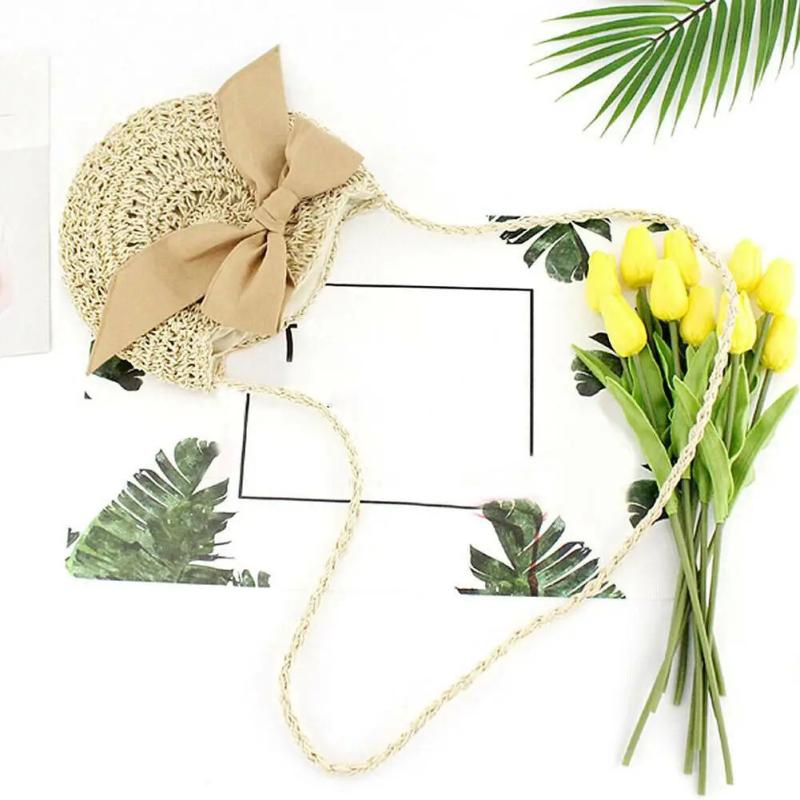 Women Straw Bag Summer Beach Rattan Shoulder Bags Bamboo Bag Handbag