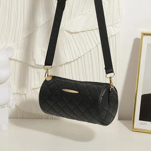 Embroidered Cylinder Handbag Shoulder Women's Bags Crossbody Bag