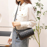 Embroidered Cylinder Handbag Shoulder Women's Bags Crossbody Bag
