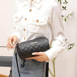 Embroidered Cylinder Handbag Shoulder Women's Bags Crossbody Bag