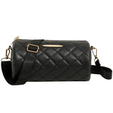 Embroidered Cylinder Handbag Shoulder Women's Bags Crossbody Bag