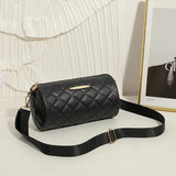 Embroidered Cylinder Handbag Shoulder Women's Bags Crossbody Bag
