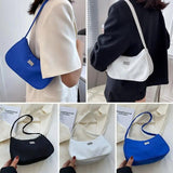 Nylon Mini Messenger Handbag Retro Underarm Bag