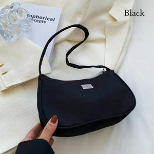 Nylon Mini Messenger Handbag Retro Underarm Bag