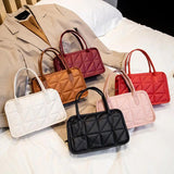 Foreign Trade Chain Lingge Handbag Women's Shoulder Bag