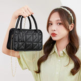 Foreign Trade Chain Lingge Handbag Women's Shoulder Bag