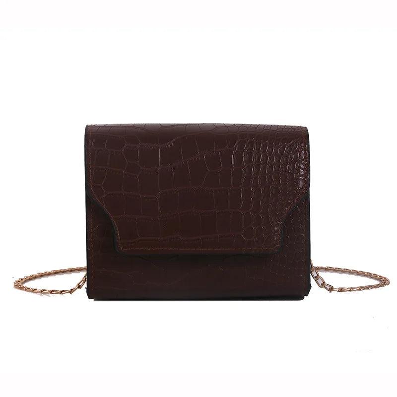 Crocodile Shoulder Bag Small Messenger Bag