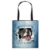 Pet Women Shoulder Bag Puppy Kitten Ladies Handbag Teenager Girls Canvas