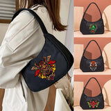Monster Print Clutch Tote Shoulder Bag Women Wallets Handbags