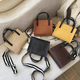Women's Casual PU Leather Shoulder Handbag
