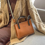 Women's Casual PU Leather Shoulder Handbag