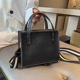 Women's Casual PU Leather Shoulder Handbag