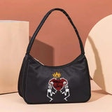 Anime Love Print Organizer Shoulder Bag Women Clutch Tote Wallet