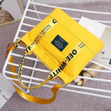 Canvas Handbags Shoulder Bag Large Capacity Crossbody Nylon Tote Bag