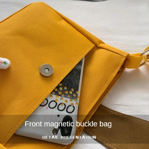 Canvas Style All-match Messenger Bag Student Shoulder Bag