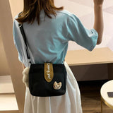 Canvas Style All-match Messenger Bag Student Shoulder Bag