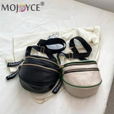 Large Capacity Leather Saddle Handbag for Women Girls